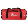 Amphibious cargo dry bag 120L Red bottom view waterproof protection