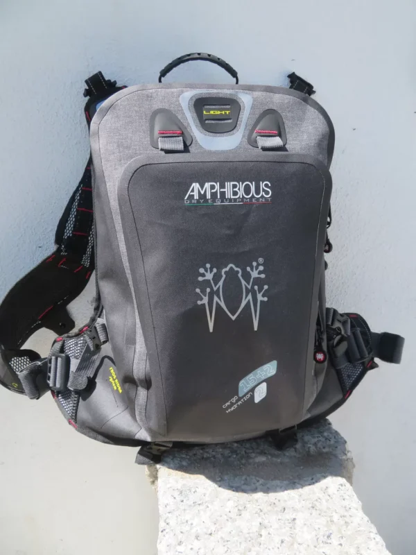 Amphibious Phantom waterproof outdoor backpack front view