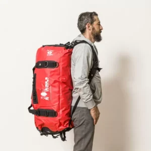 Amphibious cargo dry bag 100L RED waterproof travel gear