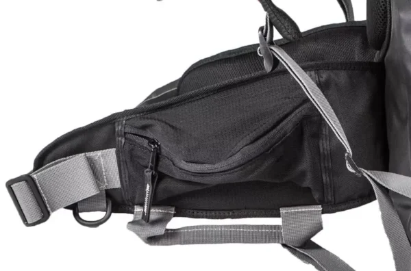 Overland Pro Dry Backpack 45L outdoor pack with breathable back panel and lumbar support.