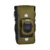 Durable wild green Overland Pro Dry Backpack featuring Quick PROOF closure and ergonomic support.