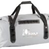 Amphibious cargo dry bag grey 100L waterproof duffel with handles