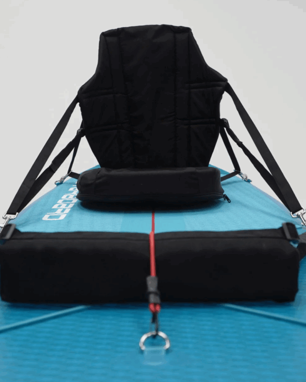 Starboard kayak seat and foot rest set black