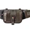 Rider adjusting Easy A.D.J. waist strap system on OFF-WAIST Amphibious bag