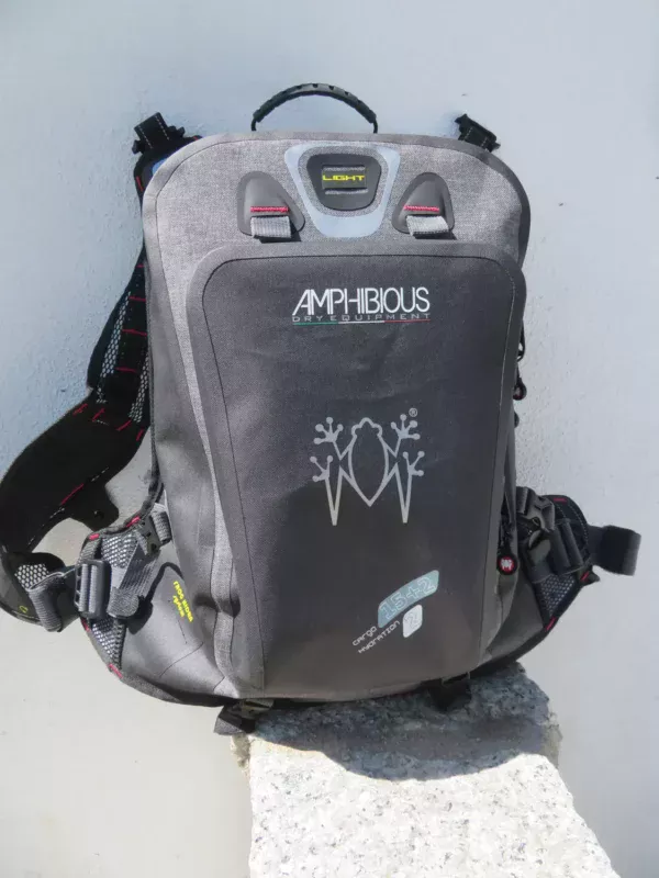 Amphibious Phantom waterproof outdoor backpack front view