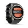 Garmin Fenix 8 Pro galinė dalis su jutikliais ir titano korpusu