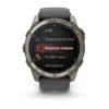Garmin Fenix 8 Pro treniruotės rodikliai ekrane