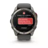 Garmin Fenix 8 Pro iš šono su raudonu mygtuku