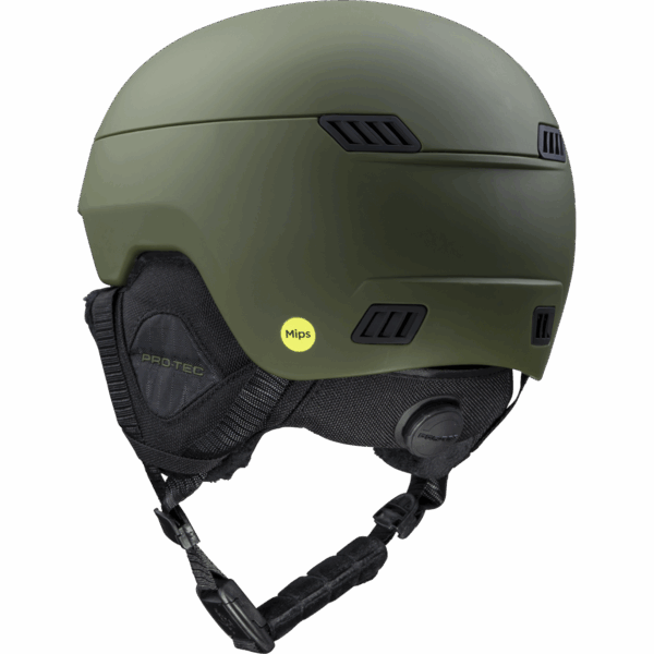 Pro tec Apex Cert Snowboard/Ski Helmet With mips. Matte olive.