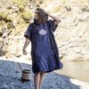 SJ bue line poncho xboards Saint Jacques Blue Line Poncho – One Size