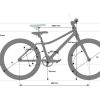 rascal dviraciu geometrija Детский велосипед Rascal 16 розовый