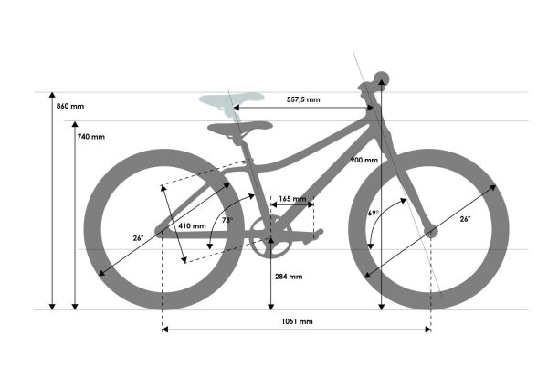rascal dviratis silver -xboards.lt- Rascal 26 Silver Kids Bike, view 3